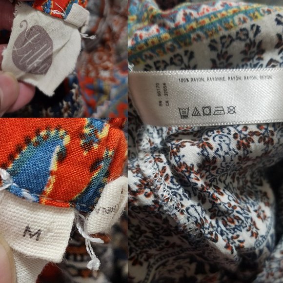 Lilka Orange Printed High Rise Bricolage Jogger Style Pants - Picture 4 of 4